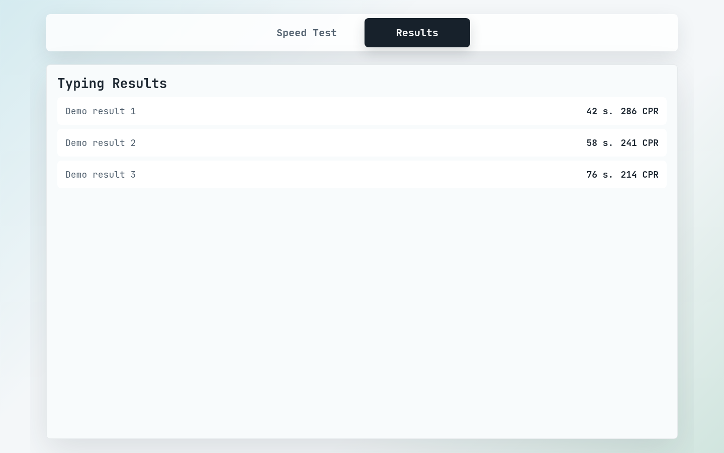 Speed Checker desktop page